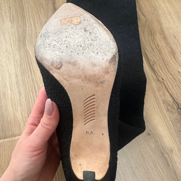 PAIGE Jessamine Over the Knee Stretch Knit Boot | Size 6.5 - Picture 9 of 11